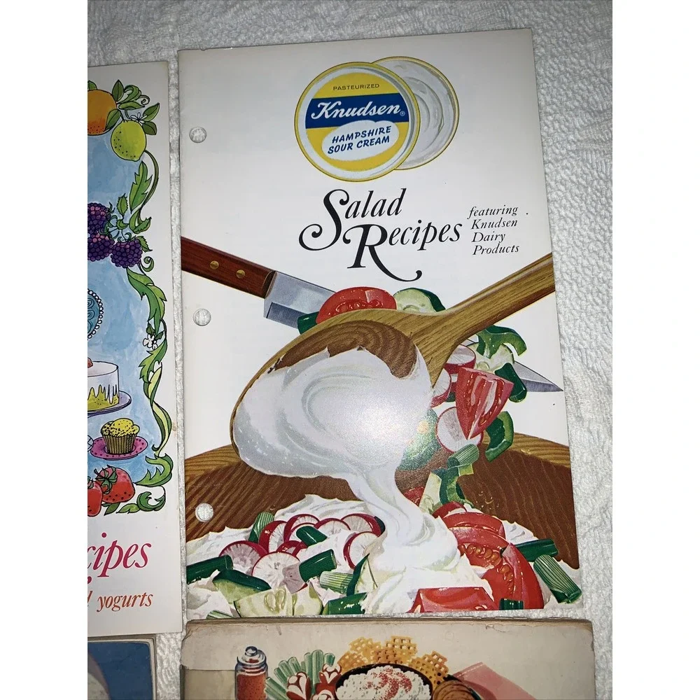 Vintage Knudsen Dairy Products Recipe Books (9) Holiday‎ 1950's -60's